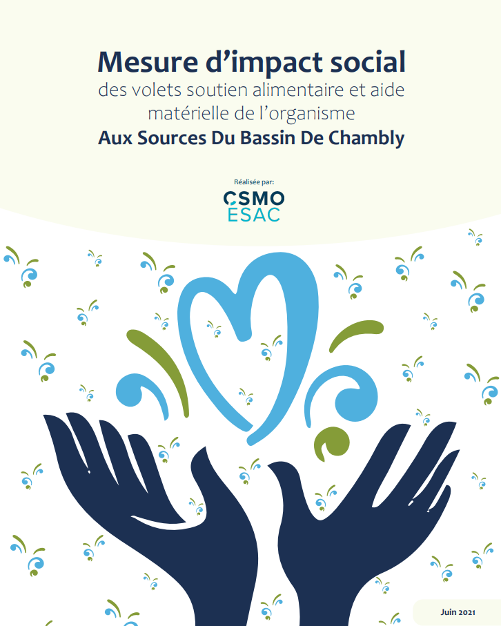 Mesure d&rsquo;impact social des volets soutien alimentaire et aide matérielle de l&rsquo;organisme Aux Sources Du Bassin De Chambly